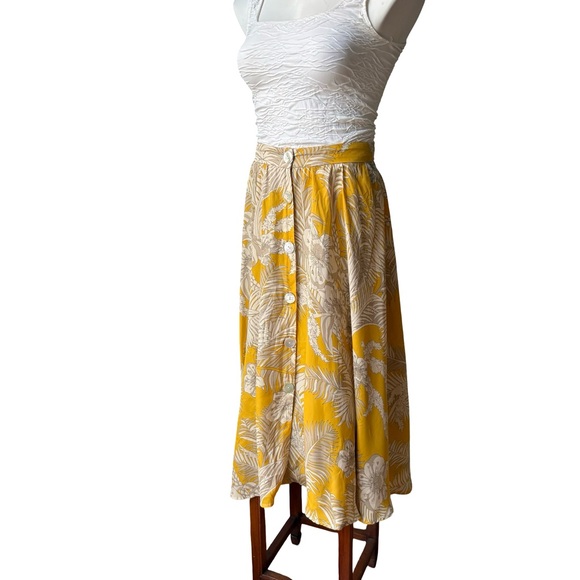 Catherine Malandrino Floral Button Down Midi Skirt - Picture 7 of 15